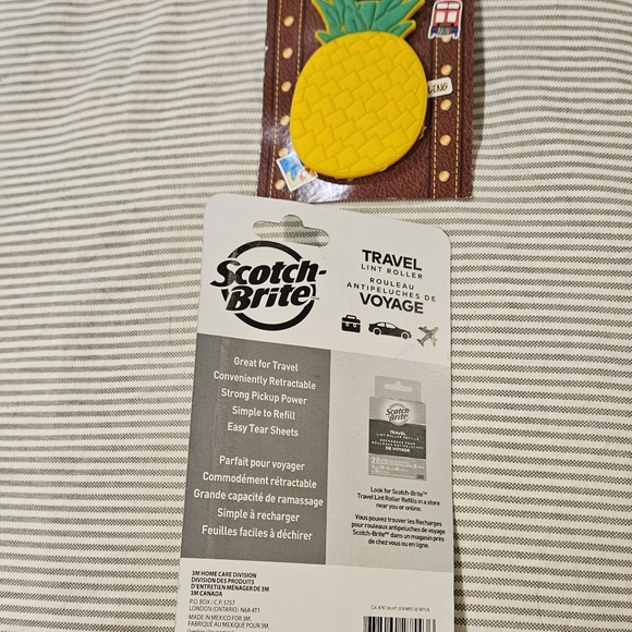 Scotch Brite Mini Travel Lint Roller & Bonus - Picture 4 of 4